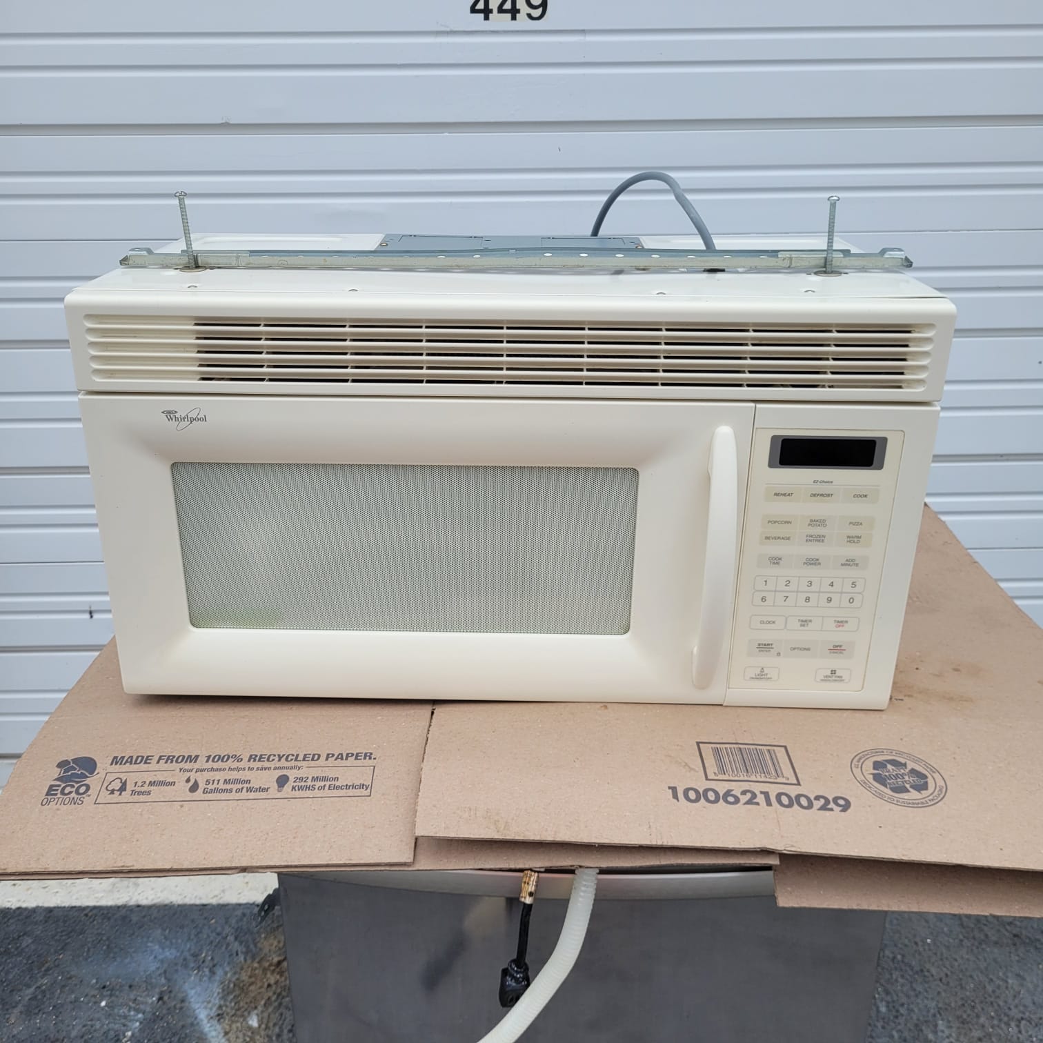 Whirlpool Over-the-Range Microwave Whirlpool Over-the-Range Microwave